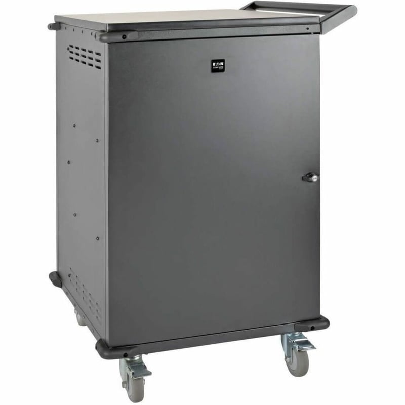 Tripp Lite by Eaton 48-Device AC Mobile Charging Cart - Laptops and Chromebooks 120V NEMA 5-15P 10 ft. (3.05 m) Cord Black - Thumbnail 1