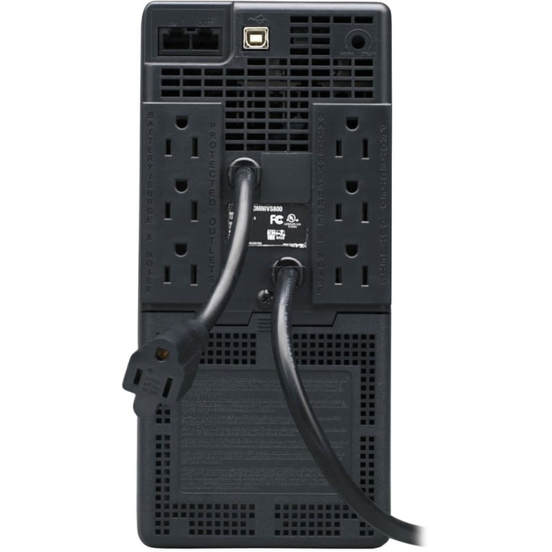 Tripp Lite by Eaton UPS OmniVS 120V 800VA 475W Line-Interactive UPS Tower USB port - Thumbnail 5