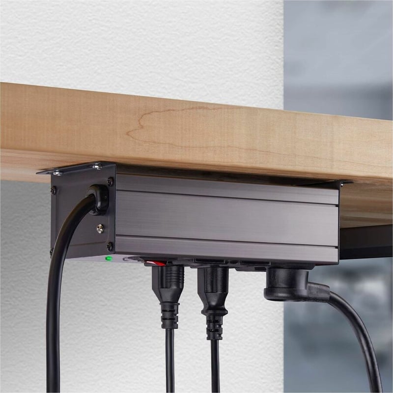 6-PORT INDUSTRIAL POWER STRIP - SURGE PROTECTION MOUNTABLE PDU - Thumbnail 5