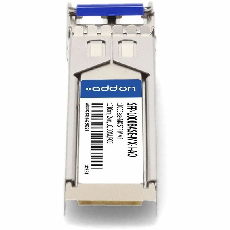 AddOn MSA and TAA 1000Base-MX SFP Transceiver (MMF, 1310nm, 2km, LC, DOM, -40 to 85C) - Thumbnail 4