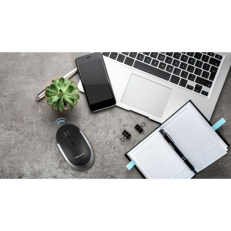 Macally Bluetooth Optical Quiet Click Mouse - Thumbnail 3