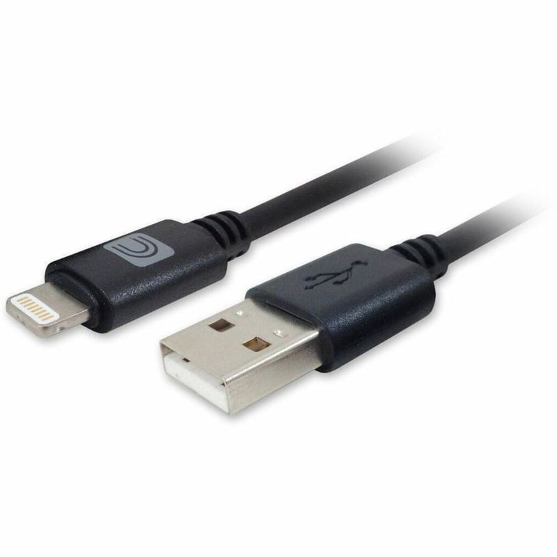 Comprehensive Pro AV/IT Lightning Male to USB A Male Cable Black 3ft - Thumbnail 1