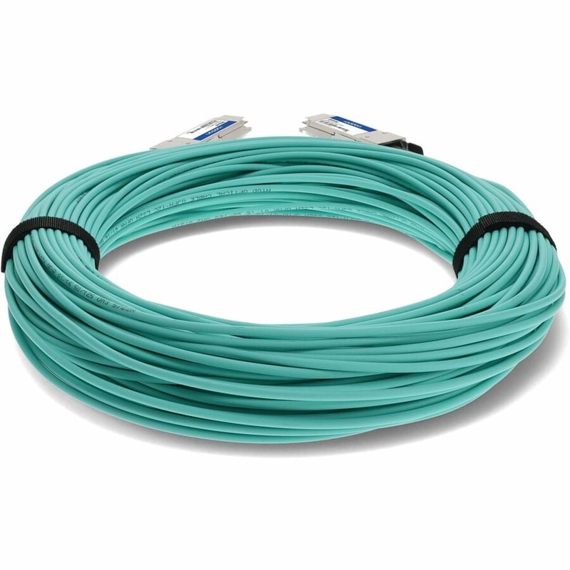 AddOn Extreme Networks® 10318 Compatible TAA Compliant 40GBase-AOC QSFP+ Active Optical Cable (850nm, MMF, 100m) - Thumbnail 4