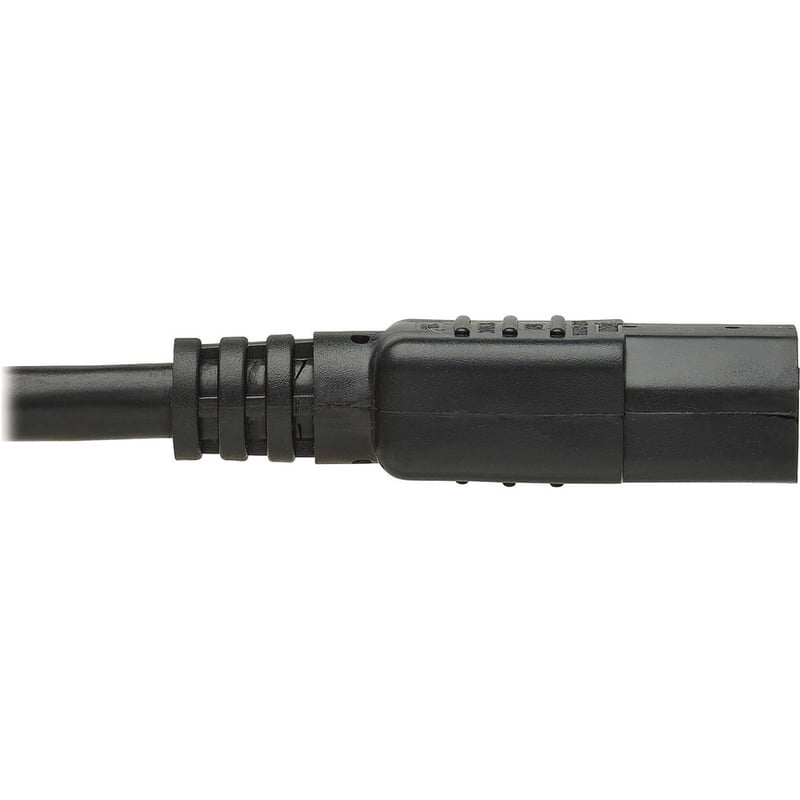 Eaton Tripp Lite Series Safe-IT Antibacterial Hospital-Grade Power Cord, 5-15P to C13 - Green Dot, 13A, 125V, 16 AWG, Black, 6 ft. (1.8 m) - Thumbnail 5
