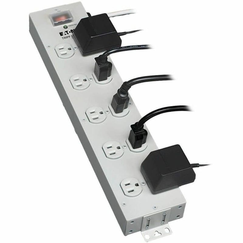 Tripp Lite by Eaton Power Strip 120V 5-15R 10 Outlet Metal 15' Cord 5-15P - Thumbnail 2