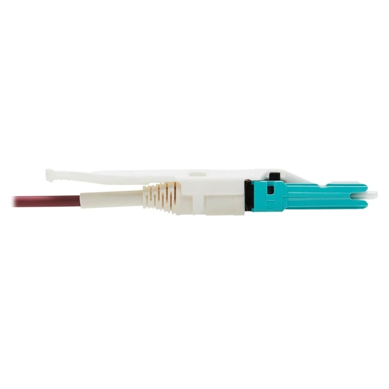 Eaton Tripp Lite Series 400G Duplex Multimode 50/125 OM4 Fiber Optic Cable (CS-PC/CS-PC), Round LSZH Jacket, Magenta, 5 m - Thumbnail 4