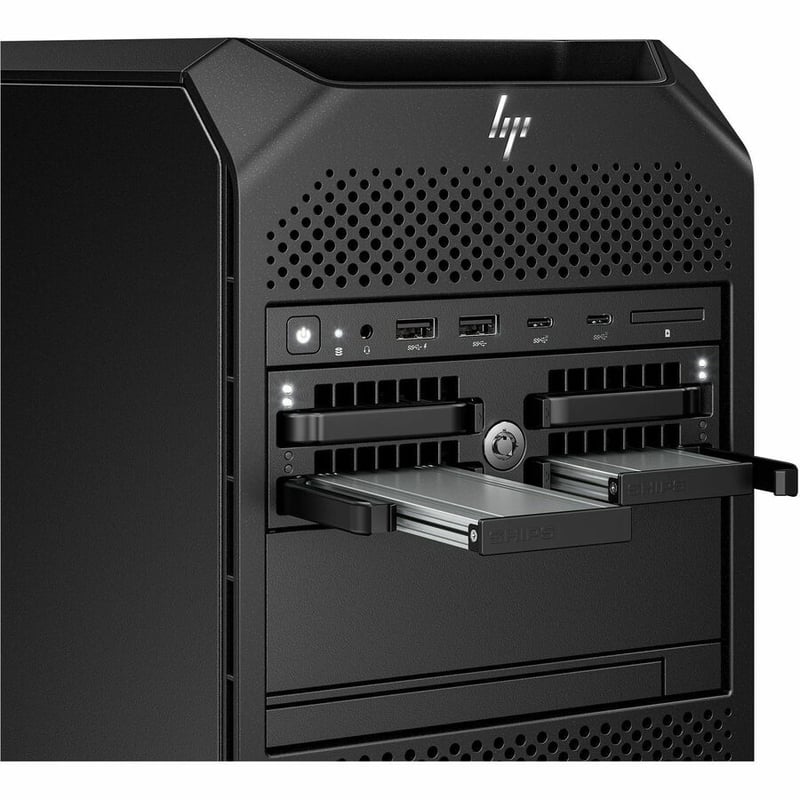 HP Z6 G5 A Workstation - 1 Ryzen Threadripper PRO 7945WX - 64 GB - 1 TB SSD - Tower - Black - Thumbnail 2