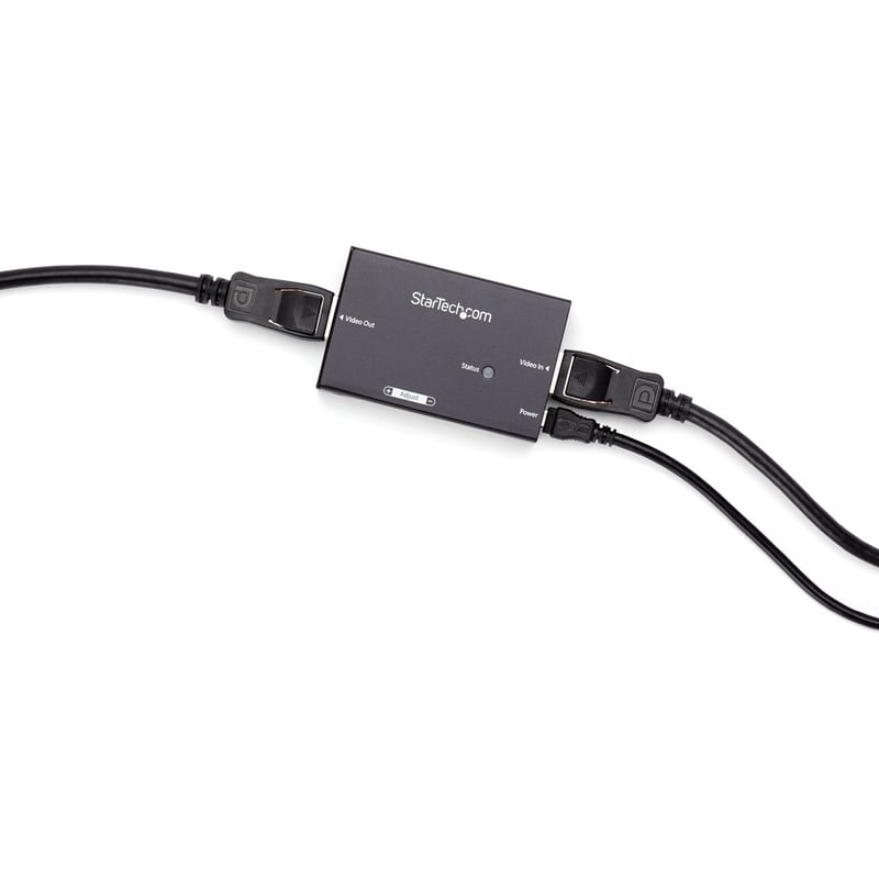 StarTech.com DisplayPort Signal Booster - DisplayPort Extender - DP Video Signal Amplifier - 4K 60Hz - Thumbnail 4