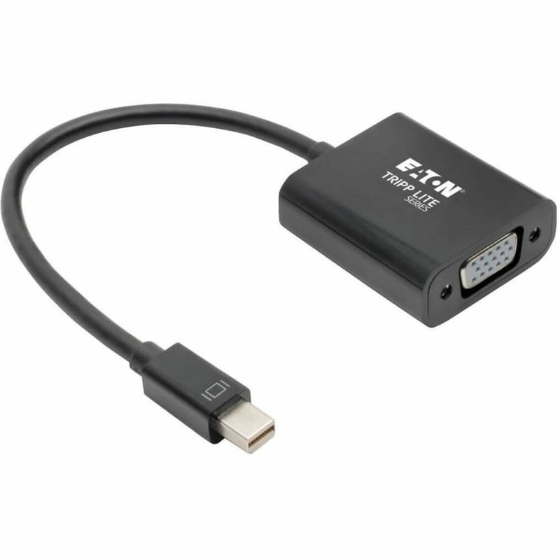 Tripp Lite by Eaton Keyspan Mini DisplayPort to Active VGA Adapter Video Converter DP1.2 (M/F) Black 6-in. (15.24 cm) - Thumbnail 1