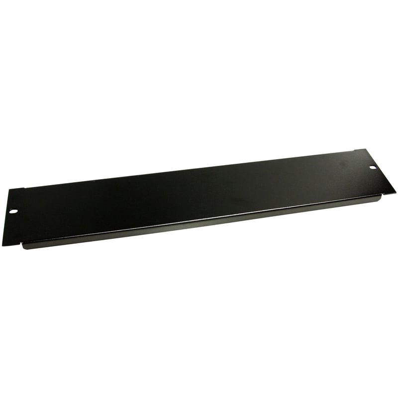 StarTech.com Blanking Panel " 2U " 19in " Steel " Black " Blank Rack Panel " Filler Panel " Rack Mount Panel " Rack - Thumbnail 1