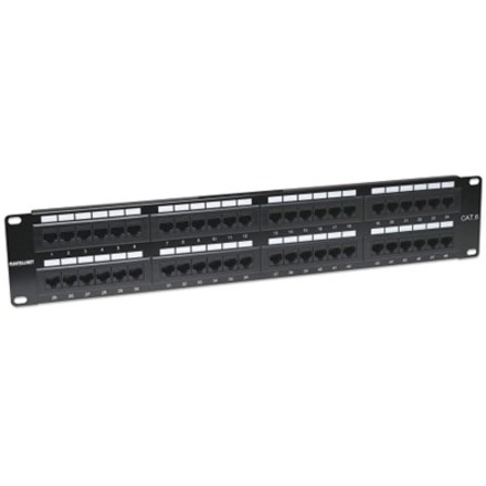 PATCH PANEL - NETWORKING / PORTS QTY: 48 - FOR USE WITH UNSHIELDED TWISTED PAIR - Thumbnail 2