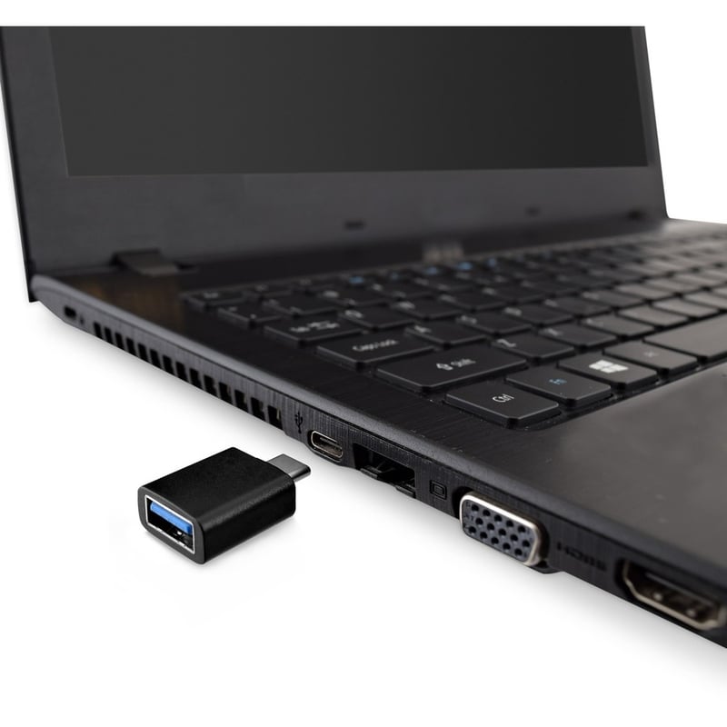 V7 USB-C Male to USB A 3.2 Gen1 Female 5 Gbps Black - Thumbnail 3