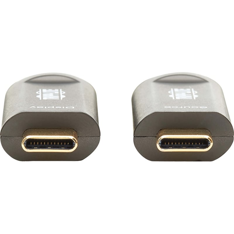 Eaton Tripp Lite Series USB-C to USB-C Plenum-Rated Fiber Active Optical Cable (AOC) - 4K 60 Hz, HDR, 4:4:4, M/M, Black, 15 m (49 ft.), Video-Only - Thumbnail 3