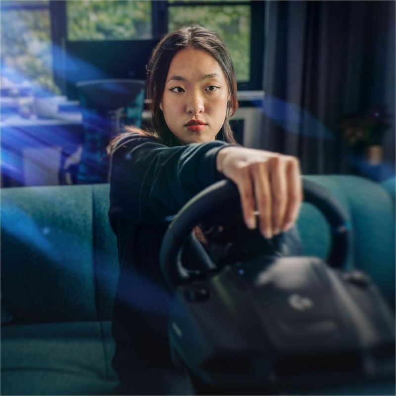 Logitech G923 Gaming Steering Wheel, Gaming Pedal - Thumbnail 5
