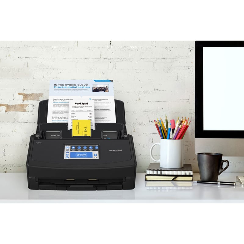 Fujitsu ScanSnap iX1600 Large Format ADF Scanner - 600 dpi Optical - Thumbnail 5