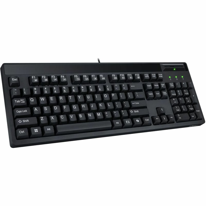 DESKTOP MECHANICAL KEYBOARD W/SMART CARD READER - Thumbnail 1
