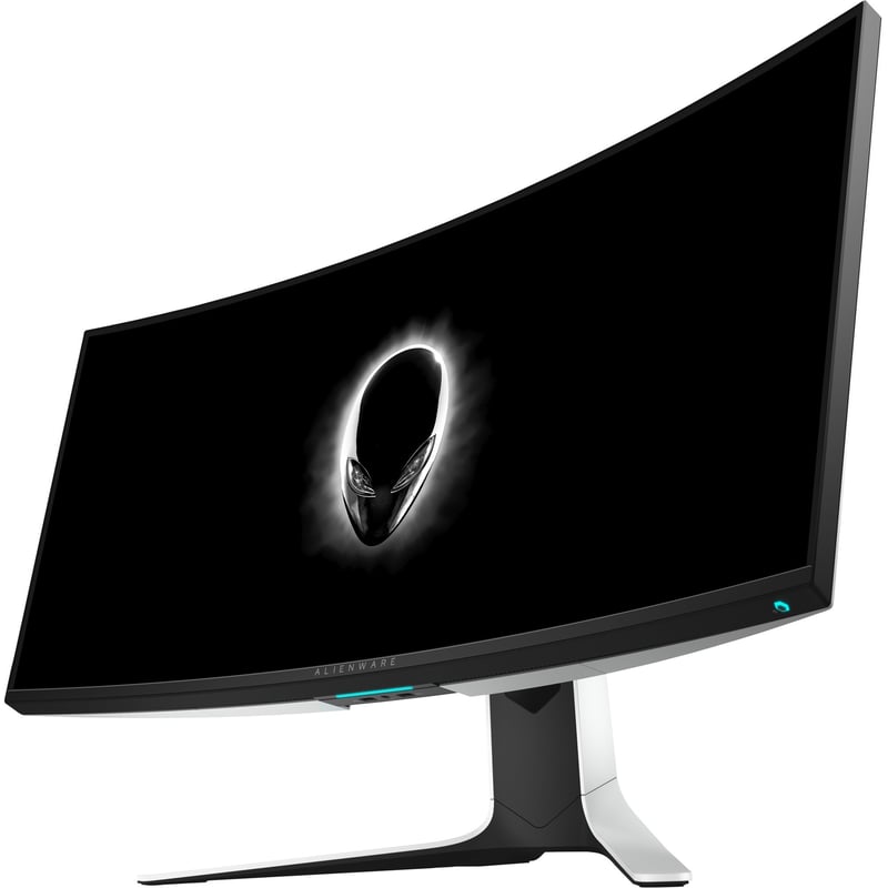 Alienware AW3420DW 34" Class WQHD Curved Screen Gaming LCD Monitor - 21:9 - Black/Silver - Thumbnail 1