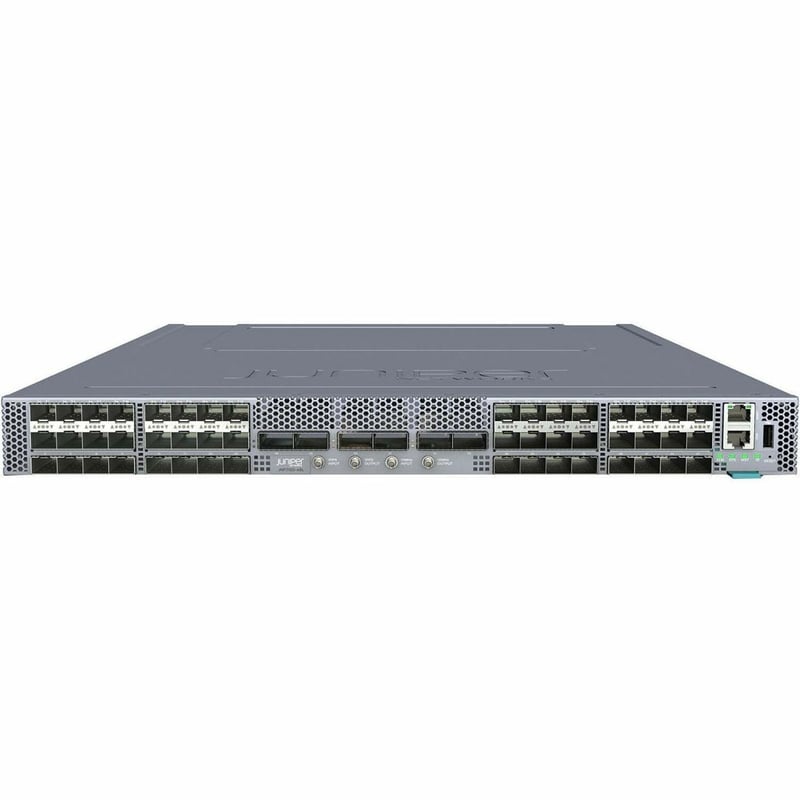 ACX 7100 DevID with 48 SFP56 / 6 QSFP56-DD multi-rate ports, DC PSU, AFO - Thumbnail 1