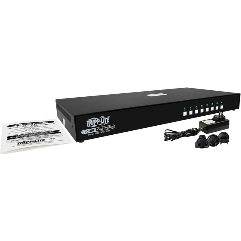 Tripp Lite by Eaton Secure KVM Switch, 8-Port, Single Head, DVI to DVI, NIAP PP4.0, Audio, CAC, TAA - Thumbnail 2
