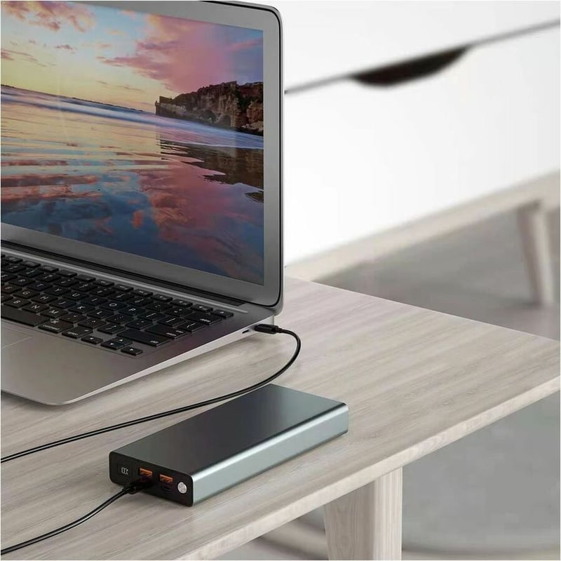 30000 MAH POWER BANK 100W PD 2X USB A 2X USB C PD POWER BANK - Thumbnail 4