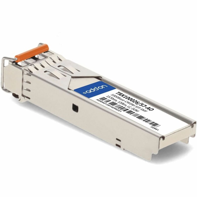 AddOn Infinera® TRX100026/57 Compatible TAA 1000Base-CWDM SFP Transceiver (SMF, 1570nm, 120km, LC, DOM) - Thumbnail 3