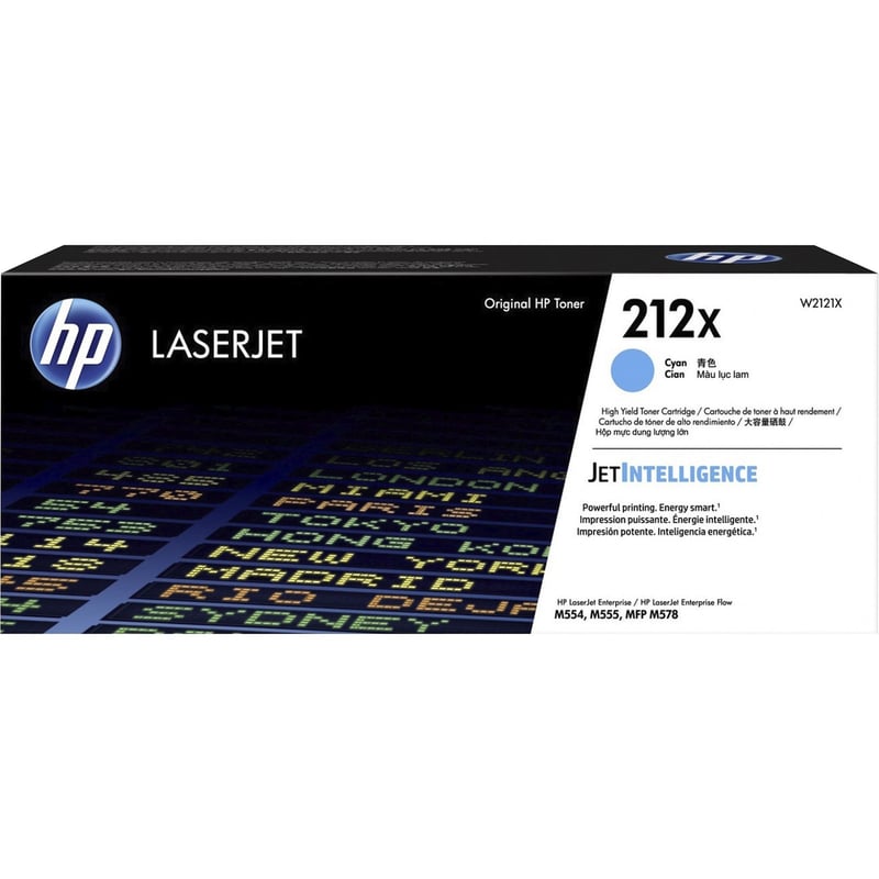 HP 212X Original High Yield Laser Toner Cartridge - Cyan - 1 Each - Thumbnail 1