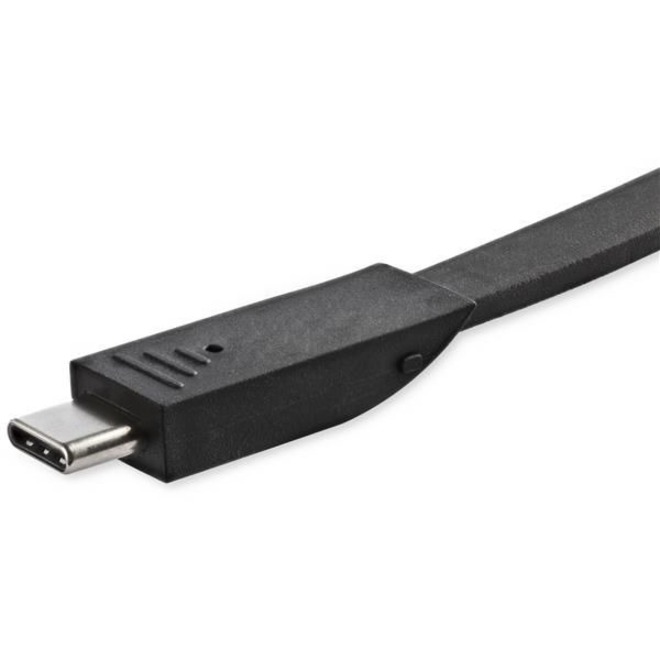 StarTech.com USB C Multiport Adapter - USB-C Travel Dock to 4K HDMI, 100W PD 3.0 Pass-Through, USB-A USB-C, GbE - Portable USB Type-C Dock - Thumbnail 5