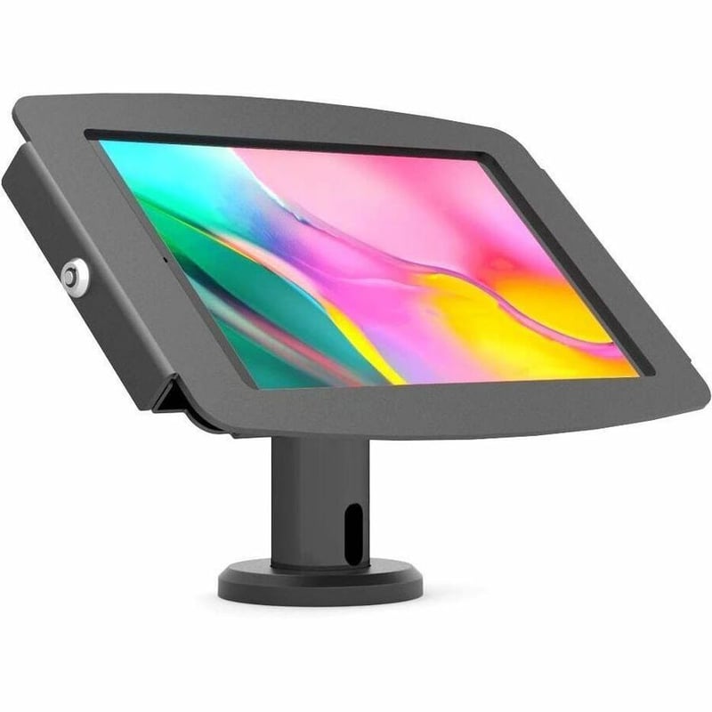 GALAXY TAB A7 LITE 8.7IN SPACE ENCLOSURE TILTING STAND 4IN BLACK - Thumbnail 1