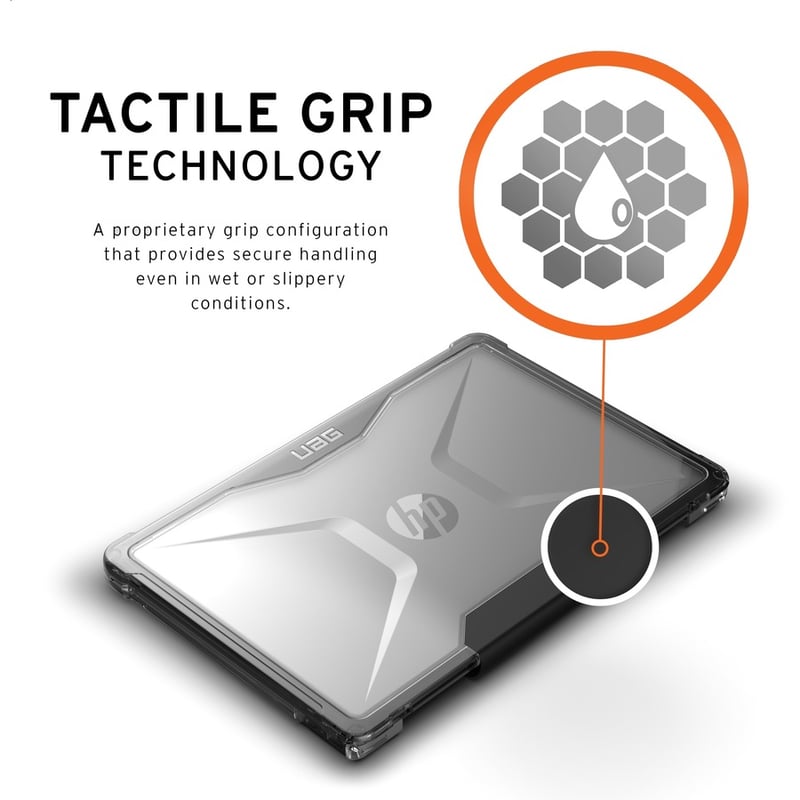 URBAN ARMOR GEAR ARMOR SHELL CASE FOR HP CHROMEBOOK - ICE - Thumbnail 3