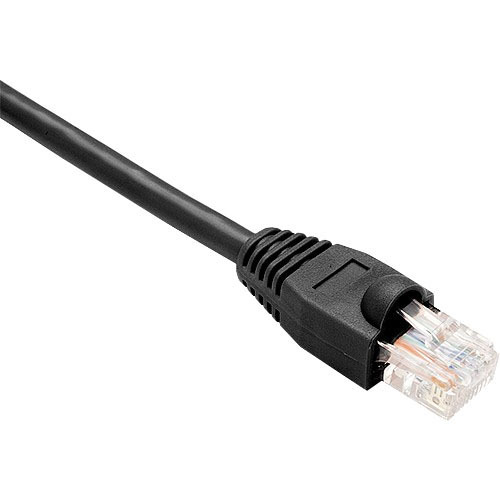 UNC CAT6 PATCH CABLE, 07 FT BLACK WITH BOOTED. HIGH-PERFORMANCE CAT6 ETHERNET CA