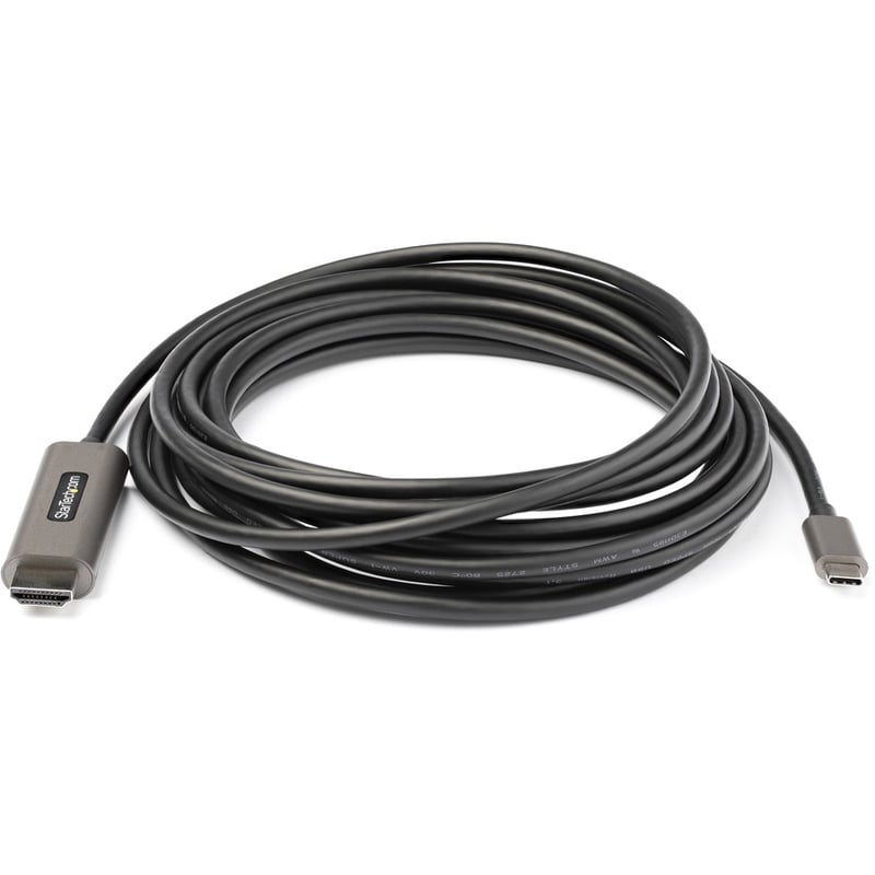 StarTech.com 16ft (5m) USB C to HDMI Cable 4K 60Hz with HDR10, Ultra HD USB Type-C to HDMI 2.0b Video Adapter Cable, DP 1.4 Alt Mode HBR3 - Thumbnail 5