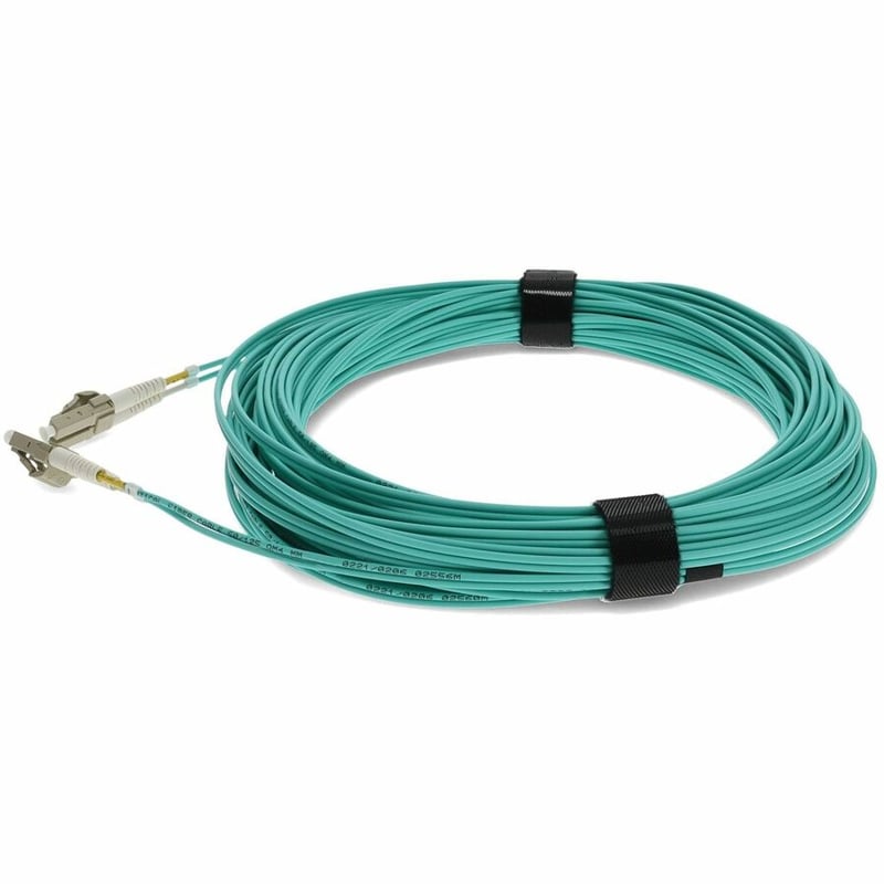 AddOn 35m LC (Male) to LC (Male) Aqua OM3 Duplex Fiber OFNR (Riser-Rated) Patch Cable - Thumbnail 2