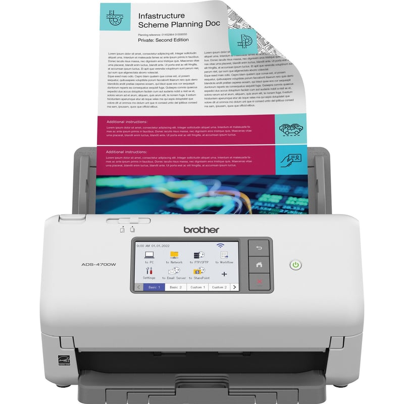 Brother Professional Desktop Scanner ADS-4700W - Thumbnail 1