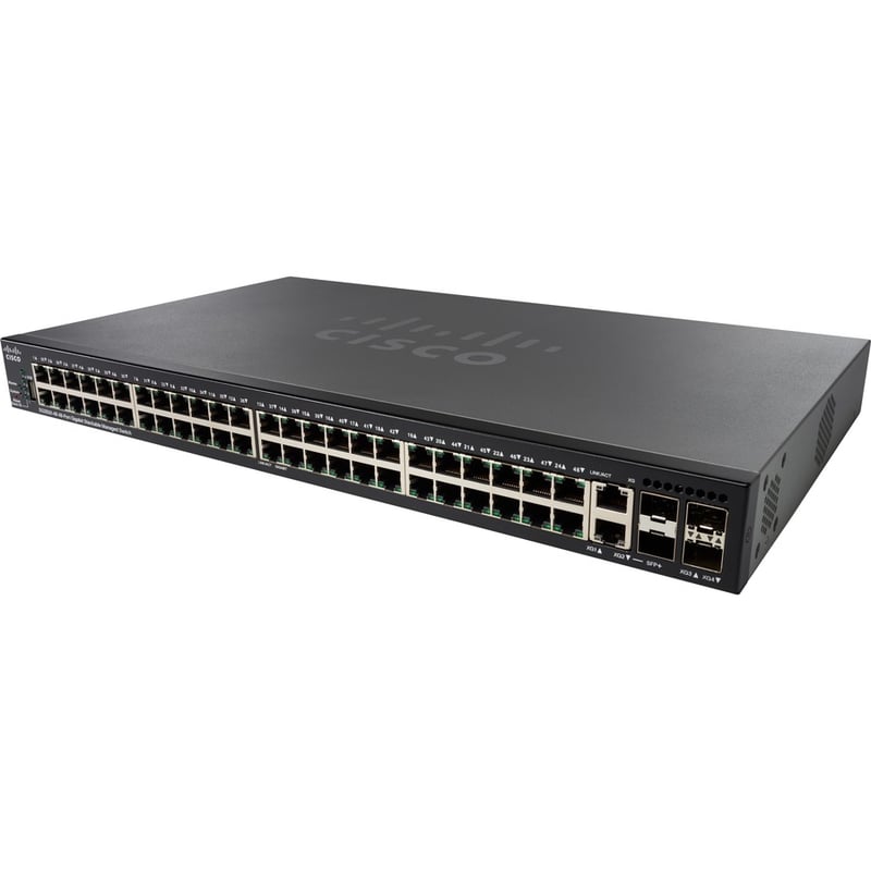 CISCOSG350X-48P48PORTGIGABITPOESTACKABLESWITCHREMANUFACTURED - Thumbnail 3