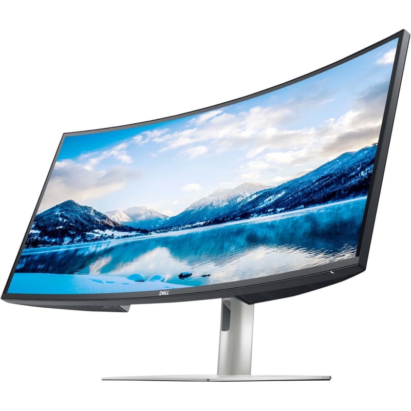 Dell UltraSharp U3421WE 34" Class Curved Screen LCD Monitor - 21:9 - Platinum Silver - Thumbnail 1
