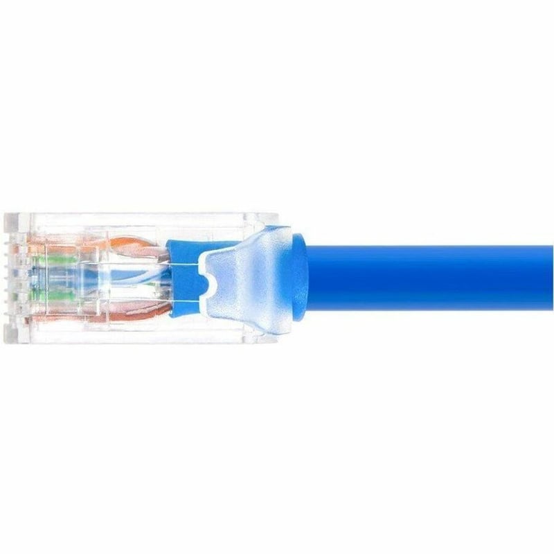 MONOPRICE CAT6A 7FT BLUE COMPONENT LEVEL PATCH CABLE_ UTP_ 24AWG_ 500MHZ_ PURE B - Thumbnail 4