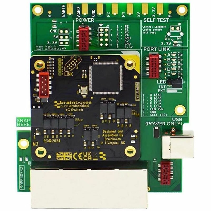 Brainboxes Pure Embedded Industrial Gigabit Ethernet Evaluation Kit