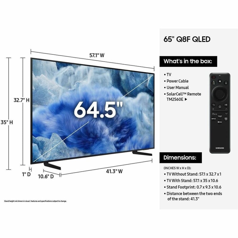 2025 65IN Q8F QLED 4K TV Q8F SERIES QLED - Thumbnail 5
