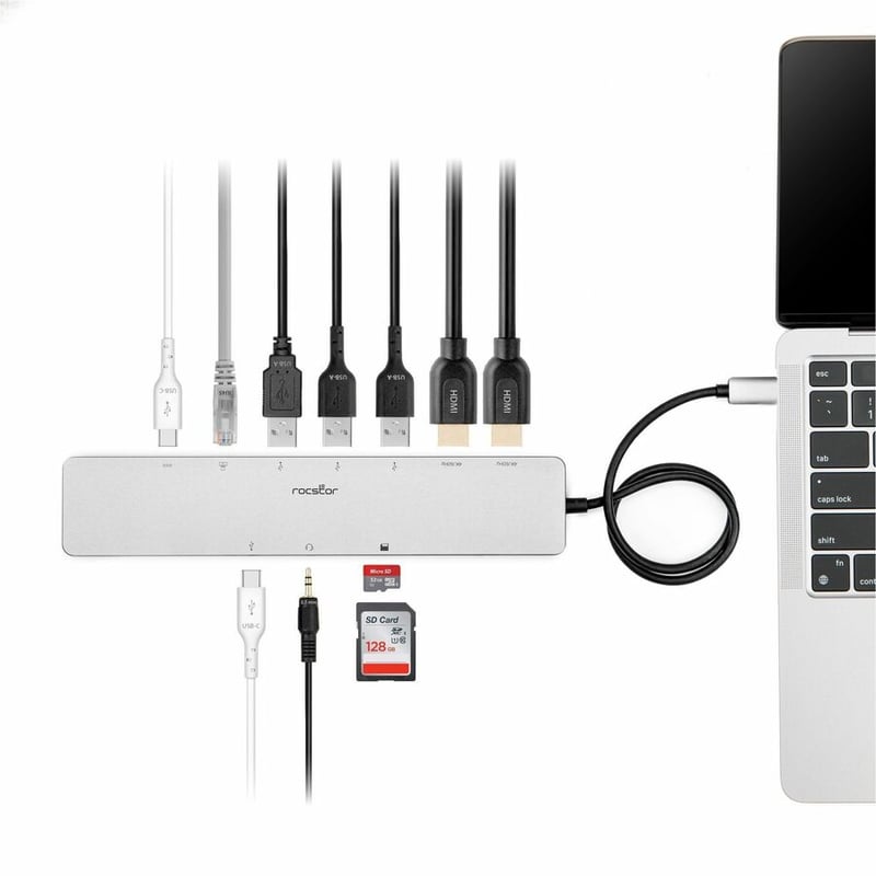 PORTABLE DOCK USB-C 11-IN-1 DUAL DISPLAY DP 1.4 - Thumbnail 2