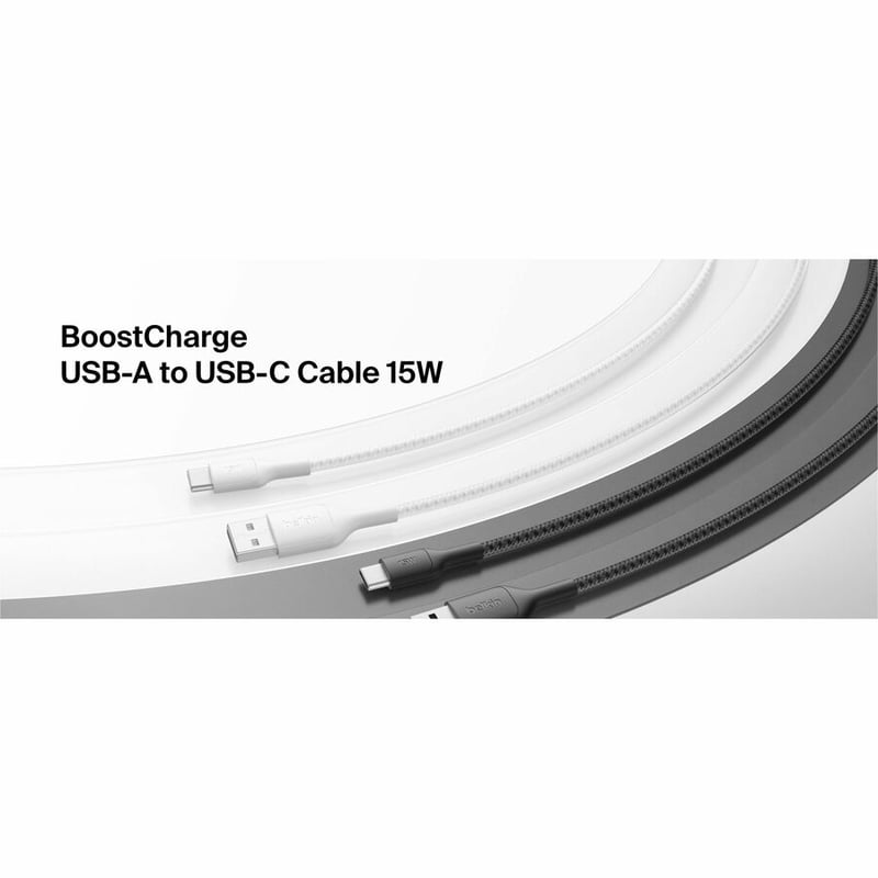 A - C CBL 2.0 BRAIDED PCR 3M BLACK 15-RETAIL BOX (PLASTIC FREE) - Thumbnail 2