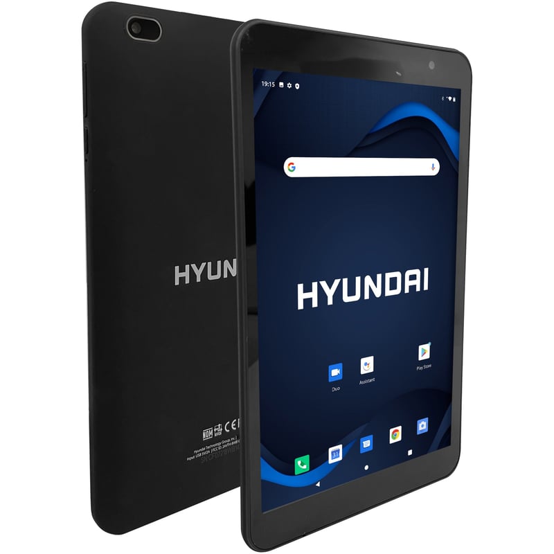 Hyundai HYtab Plus 8WB1, 8" HD IPS, Quad-Core Processor, Android 11 Go edition, 2GB RAM, 32GB Storage, 2MP/5MP, WiFi, Black - Thumbnail 1