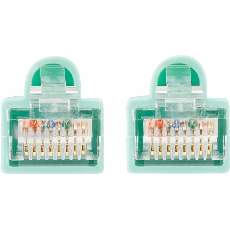 Eaton Tripp Lite Series Cat6a 10G Snagless UTP Ethernet Cable (RJ45 M/M), Aqua, 3 ft. (0.91 m) - Thumbnail 3
