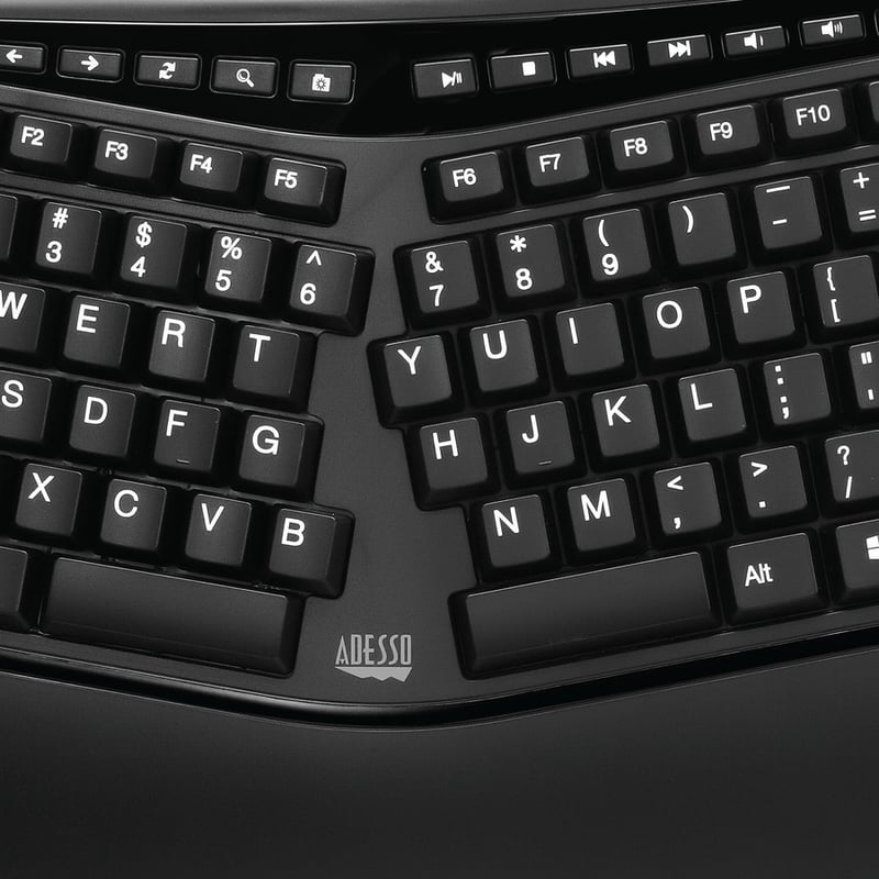 Adesso Desktop Ergonomic Keyboard - Thumbnail 2