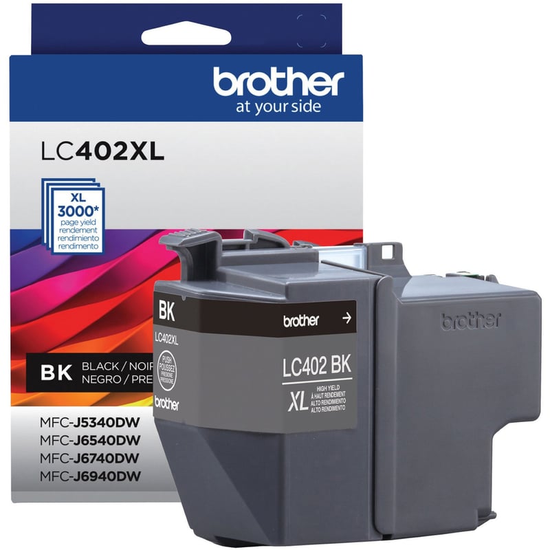 Brother LC402XLBKS Original High Yield Inkjet Ink Cartridge - Black Pack - Thumbnail 1