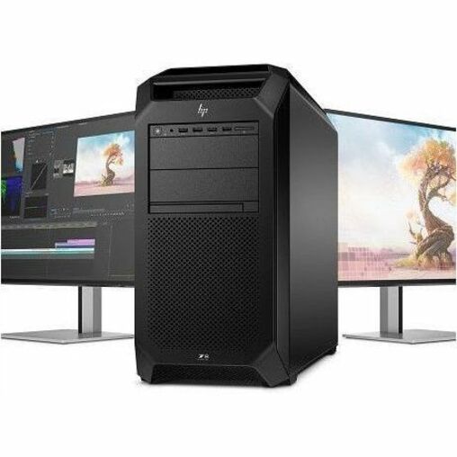 HP Z8 G5 Workstation - Intel Xeon Silver 4th Gen 4410Y - 512 GB - 2 TB SSD - Tower - Black - Thumbnail 4