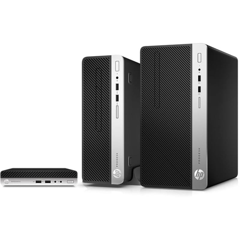 HP Business Desktop ProDesk 400 G5 Desktop Computer - Intel Core i5 9th Gen i5-9500T Hexa-core (6 Core) 2.20 GHz - 8 GB RAM DDR4 SDRAM - 256 GB SSD - Desktop Mini - Thumbnail 3
