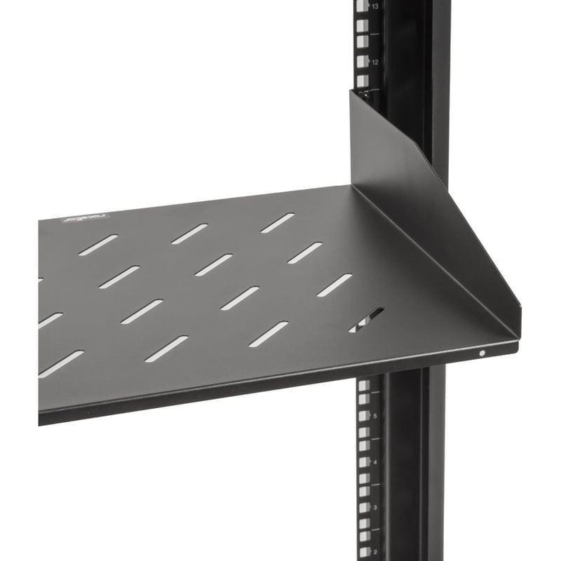 Rocstor 2U Universal Vented Rack Mount Shelf - Thumbnail 4