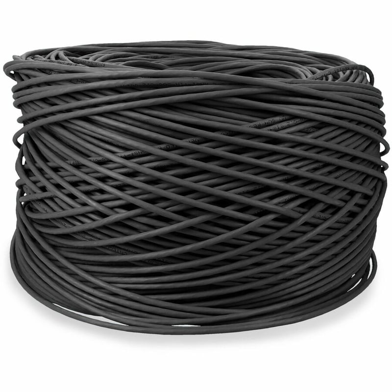 AddOn 1000ft Non-Terminated Gray CAT 5E PVC Bulk Cable - Thumbnail 3