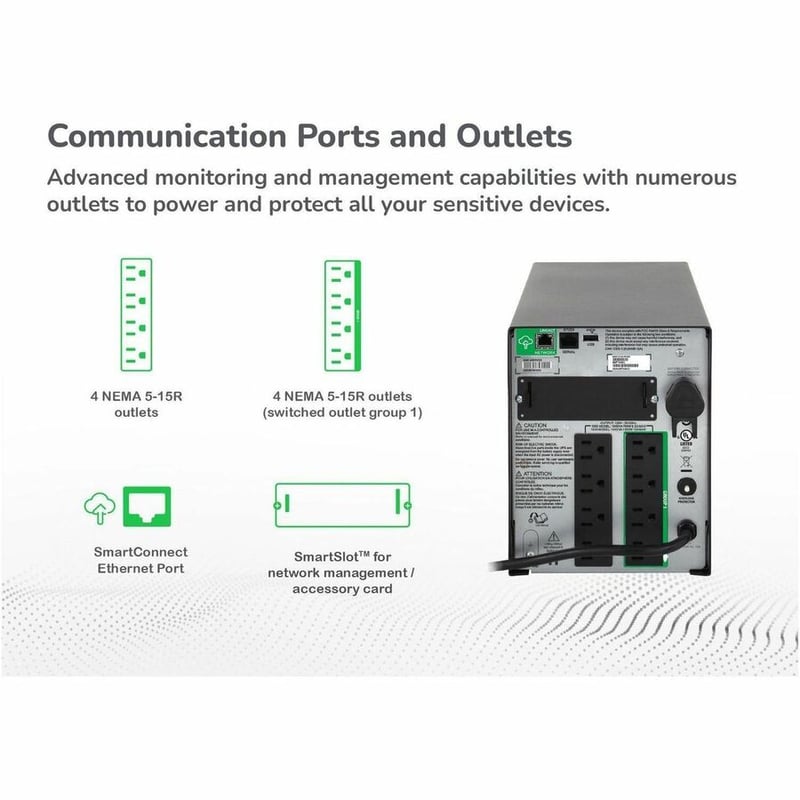 APC by Schneider Electric Smart-UPS 1000VA LCD 120V with SmartConnect - Thumbnail 4