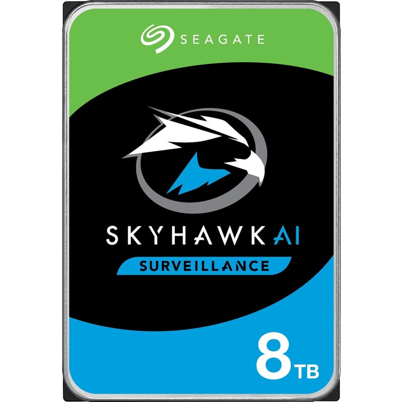 Seagate SkyHawk AI ST8000VE001 8 TB Hard Drive - 3.5" Internal - SATA (SATA/600) - Thumbnail 1